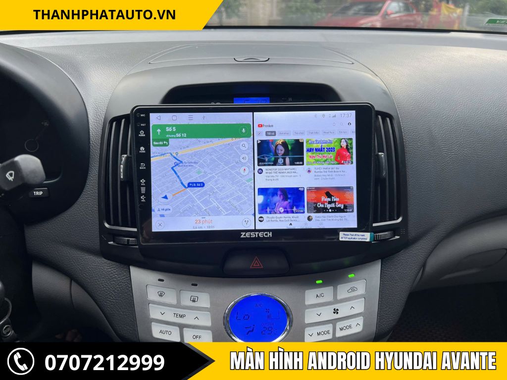 Màn Hình Android Xe Hyundai Avante