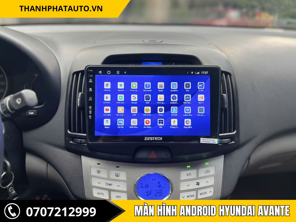 Màn Hình Android Xe Hyundai Avante
