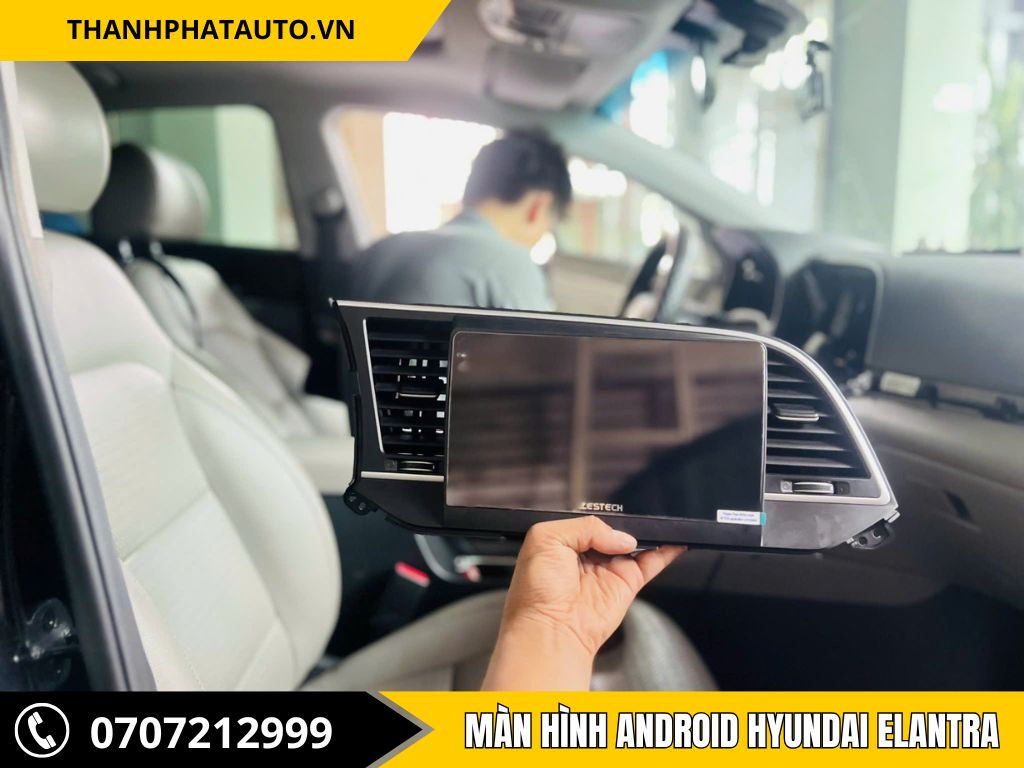 Màn Hình Android Xe Hyundai Elantra – Hiện Đại, Giữ Điện Zin