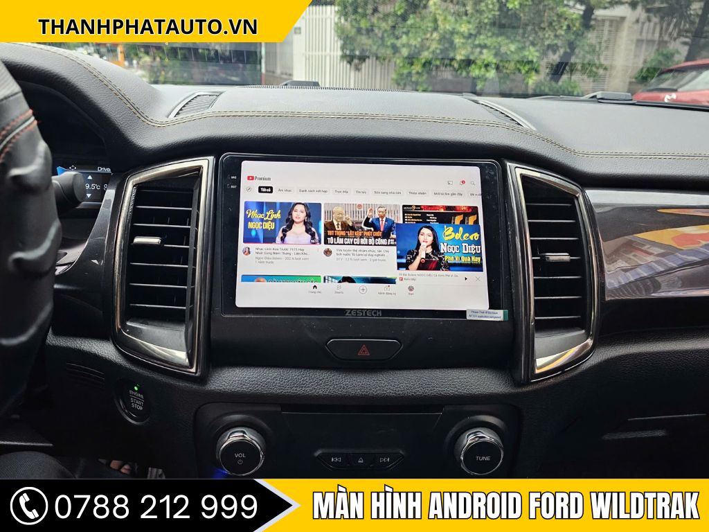 Màn Hình Android Ford Wildtrak