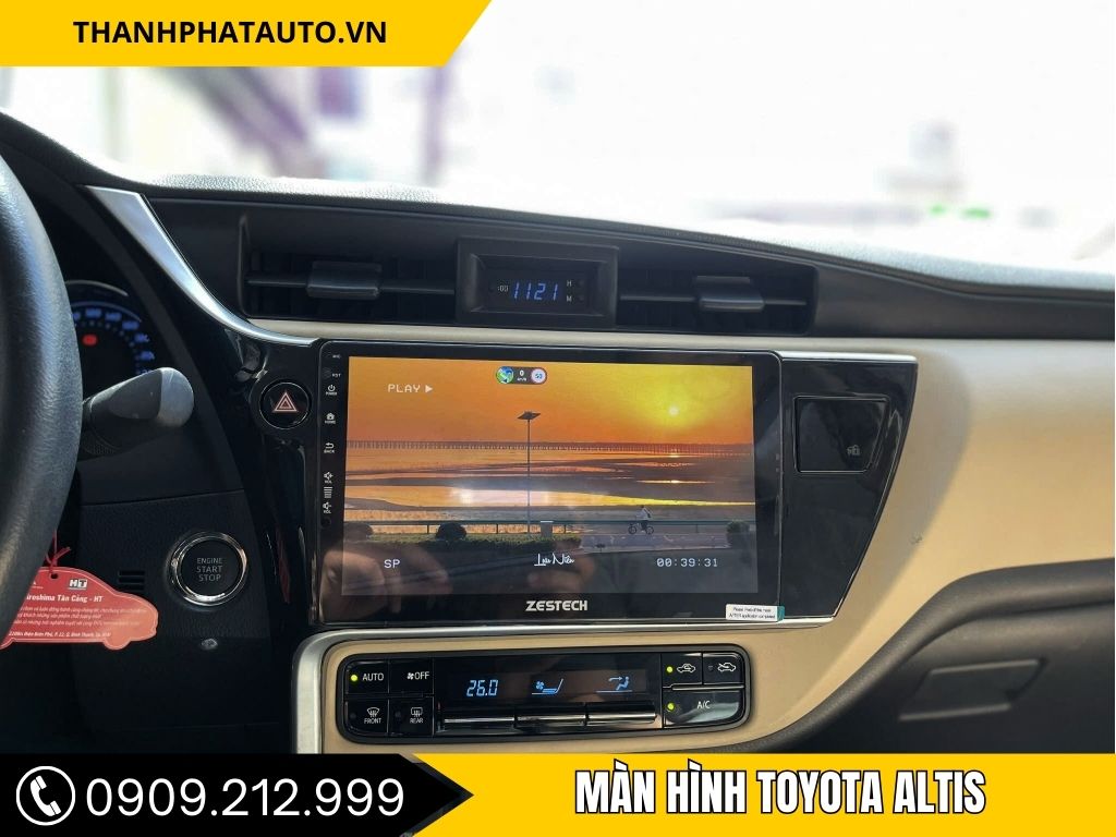 Hình Ảnh Màn Hình Toyota Altis 2014, 2015, 2016, 2017, 2018, 2019, 2020, 2021