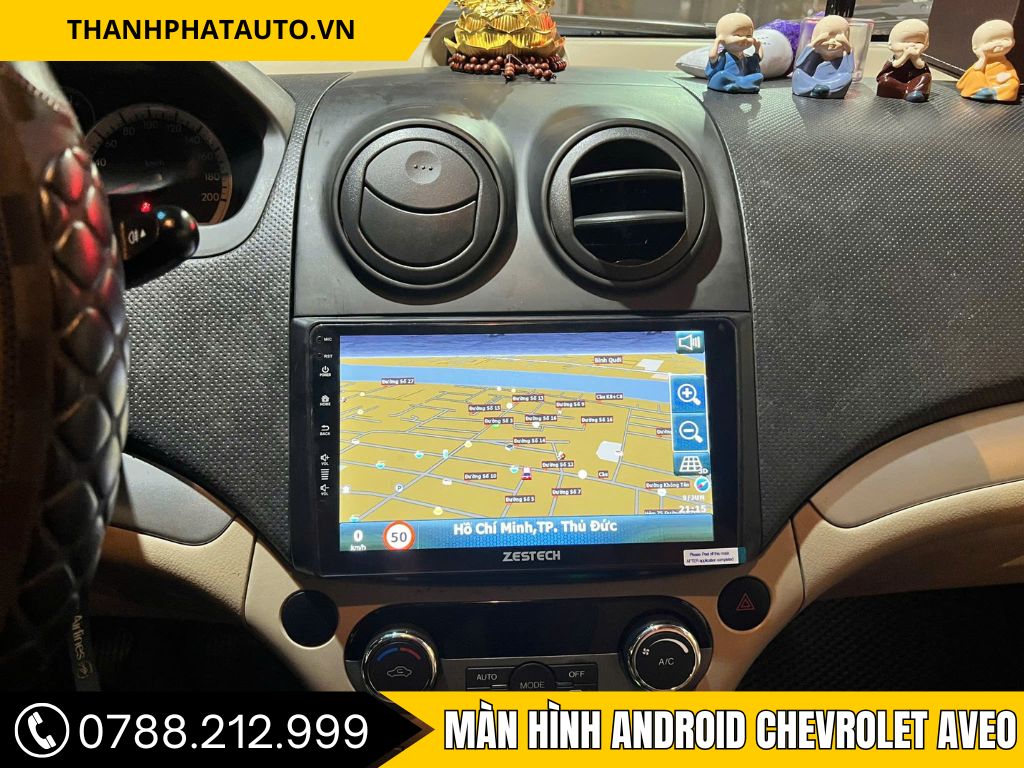 Hình Ảnh Màn Hình Android Cho Xe Chevrolet Aveo