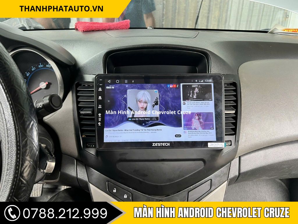 Màn Hình Android Chevrolet Cruze