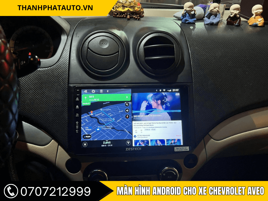 Màn Hình Android Chevrolet Aveo