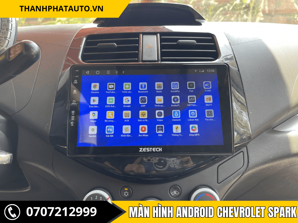 Màn Hình Android Chevrolet Spark