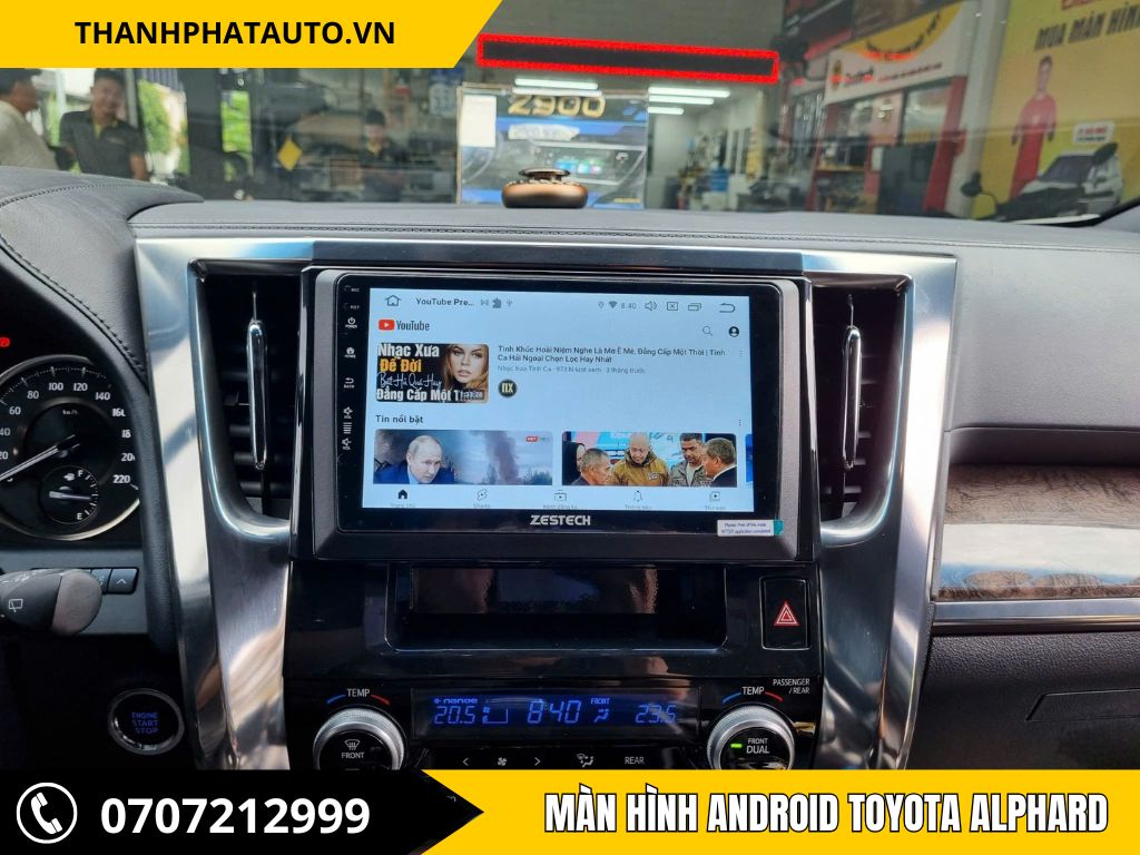 Màn Hình Android Toyota Alphard