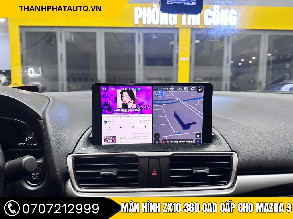 Màn Hình XZ10 360 Cho Mazda 3