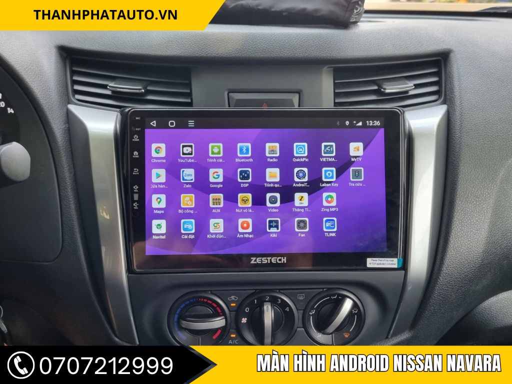 Màn Hình Android Nissan Navara