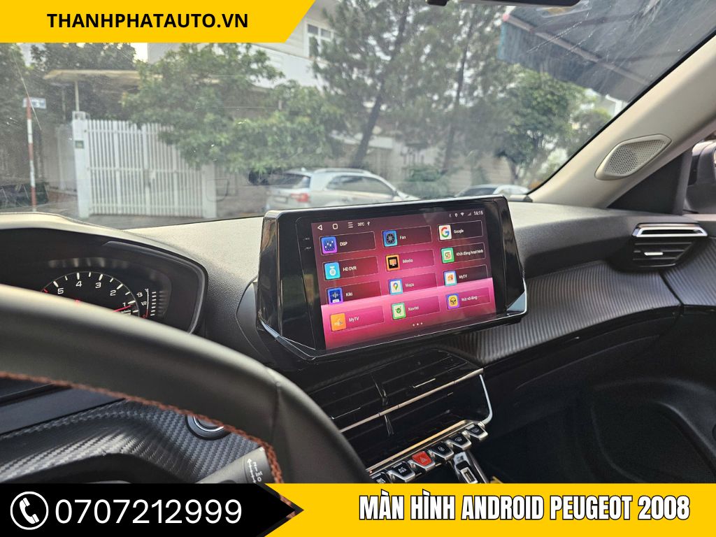 Màn hình Android Peugeot 2008