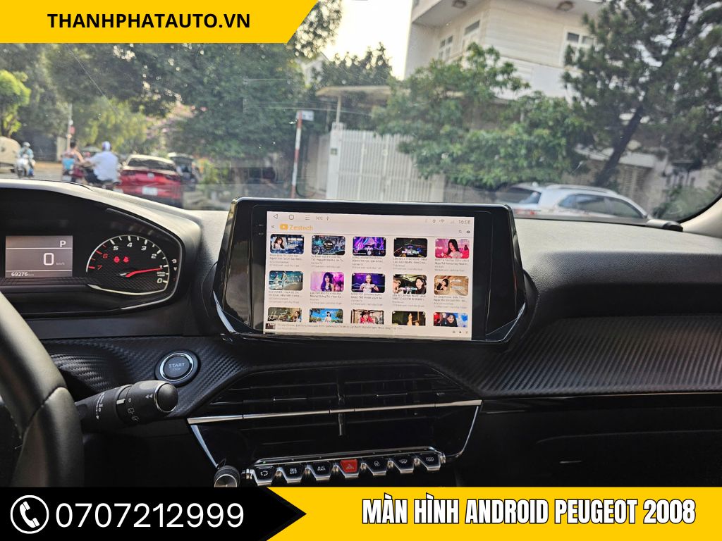 Màn hình Android Peugeot 2008