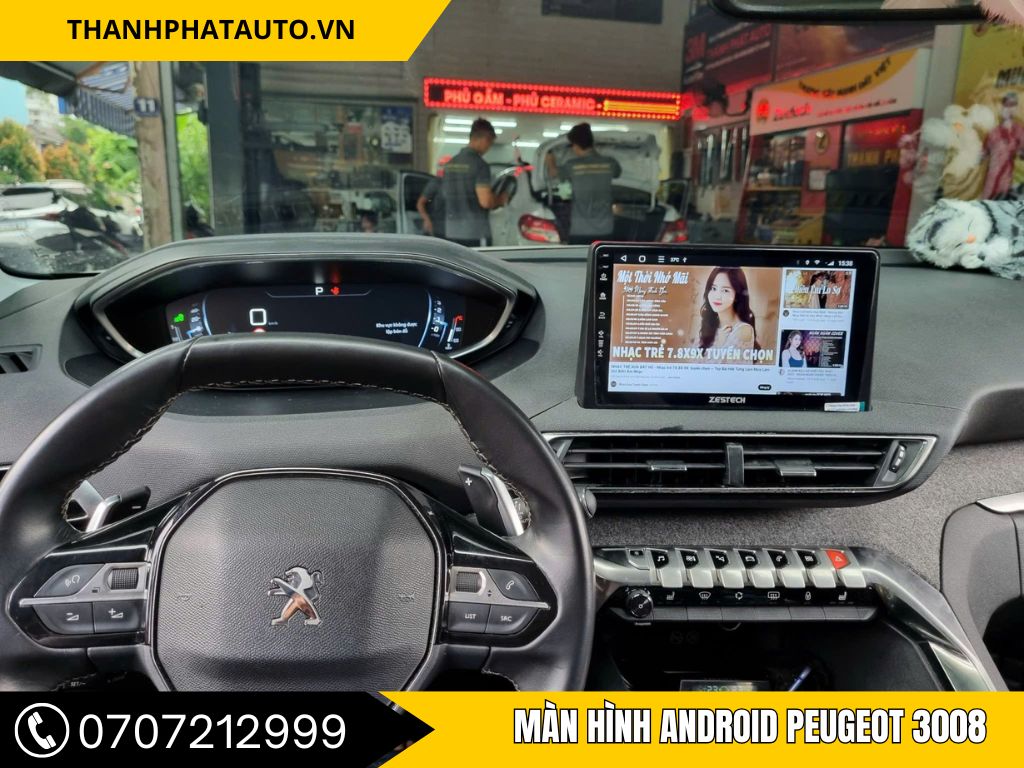 Màn hình Android Peugeot 3008