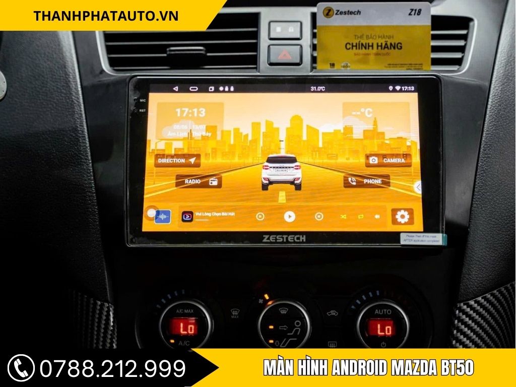 màn hình Android Mazda BT50