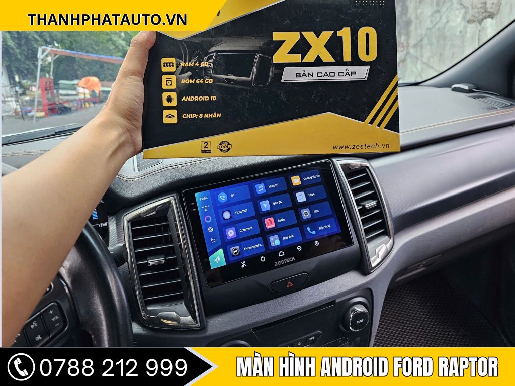 Màn Hình Android Ford Raptor