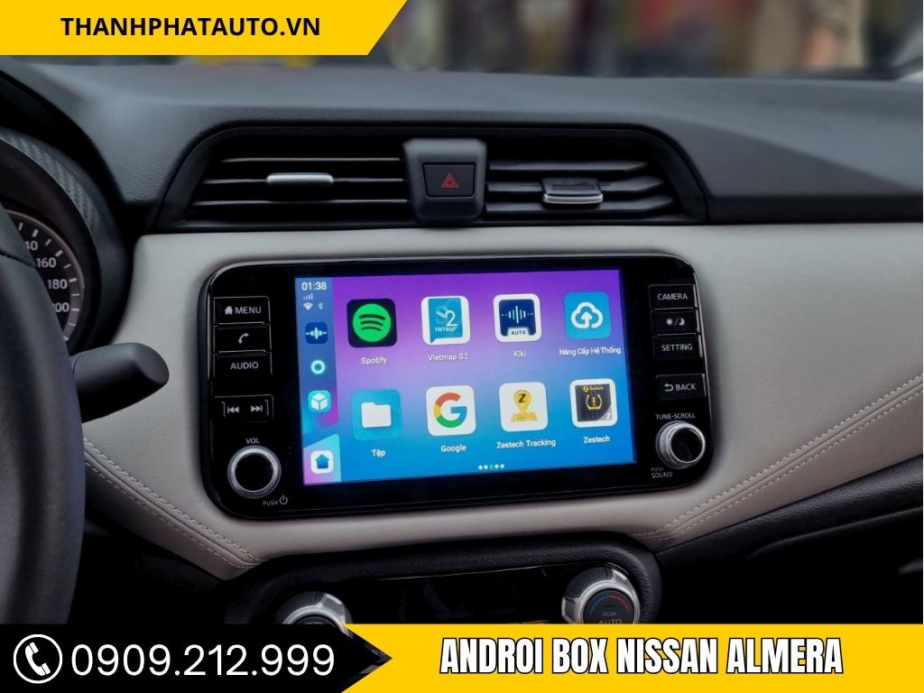 Android Box Nissan Almera 2023‑2025 giúp xe trở nên thông minh hơn, nâng cấp hệ thống giải trí và tối ưu kết nối.