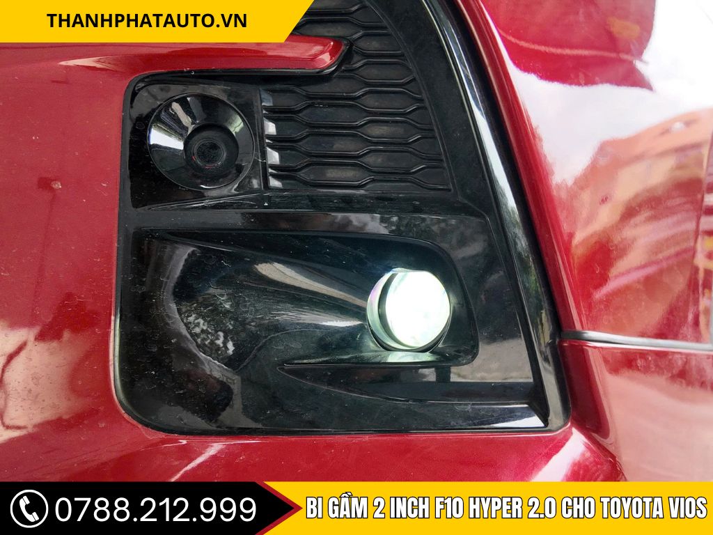 Bi Gầm 2 Inch F10 Hyper 2.0 cho Vios