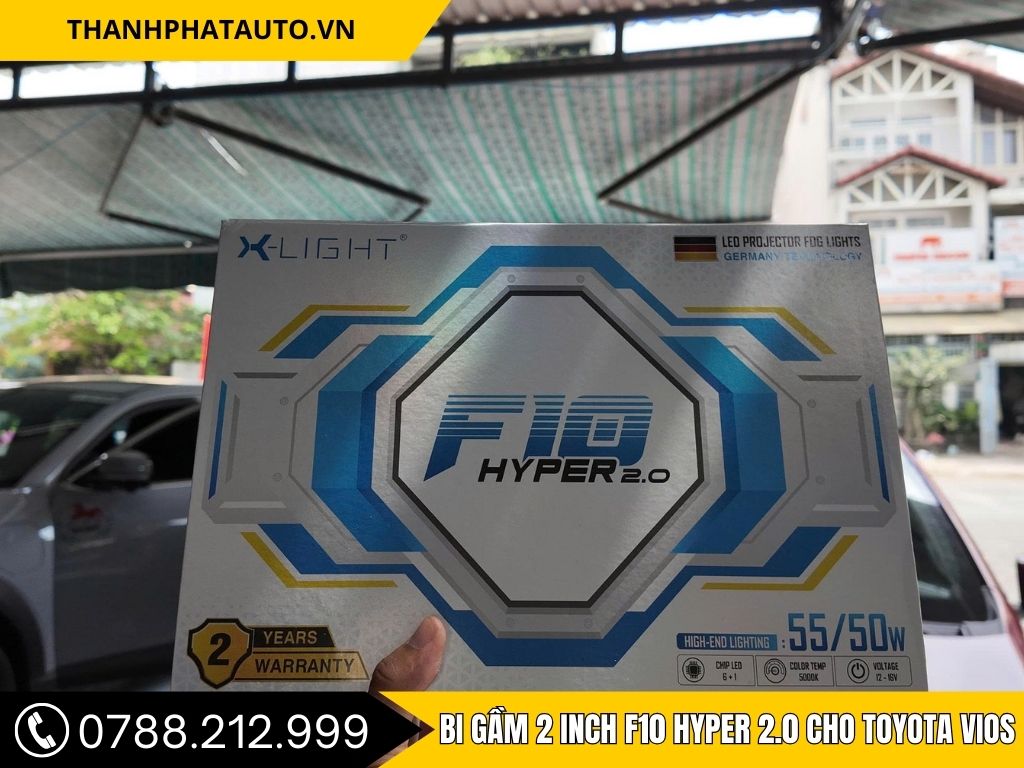 Bi Gầm 2 Inch F10 Hyper 2.0 cho Vios