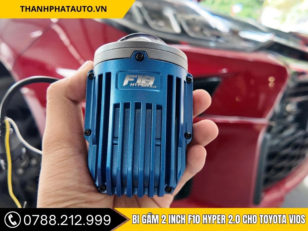 Bi gầm 2 inch F10 Hyper 2.0 cho Toyota Vio