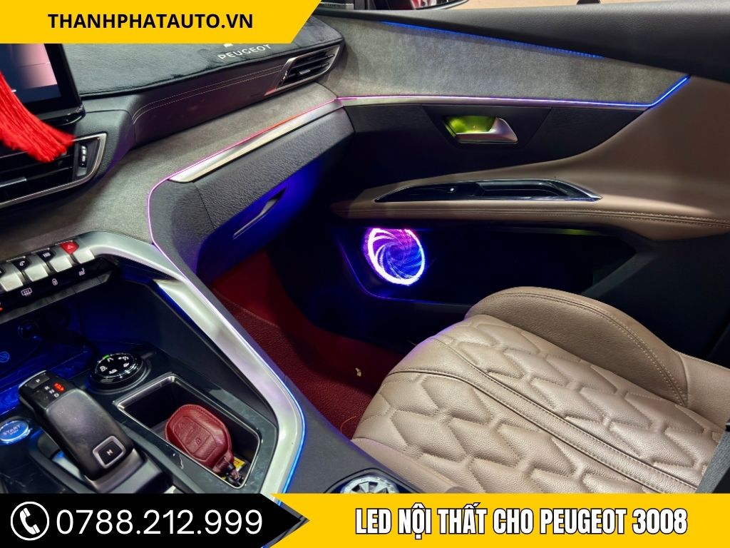 LED Viền Nội Thất Peugeot 3008