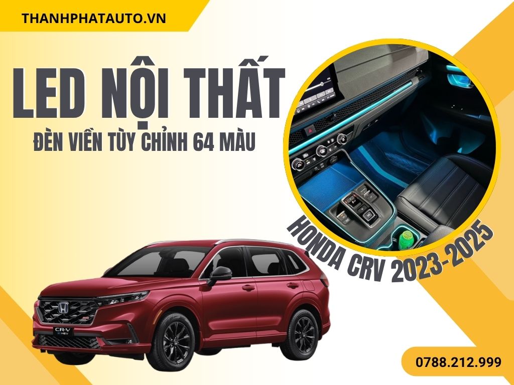 LED Viền Nội Thất Ô Tô CRV 2023 - 2025
