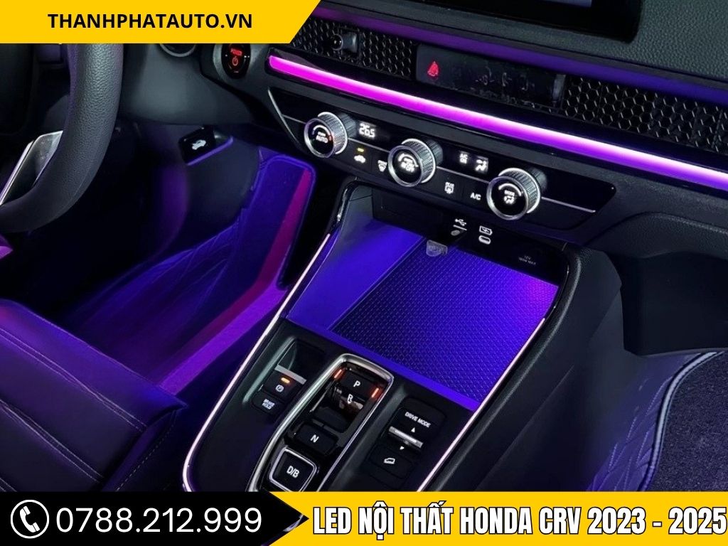 LED Viền Nội Thất Ô Tô CRV 2023 - 2025