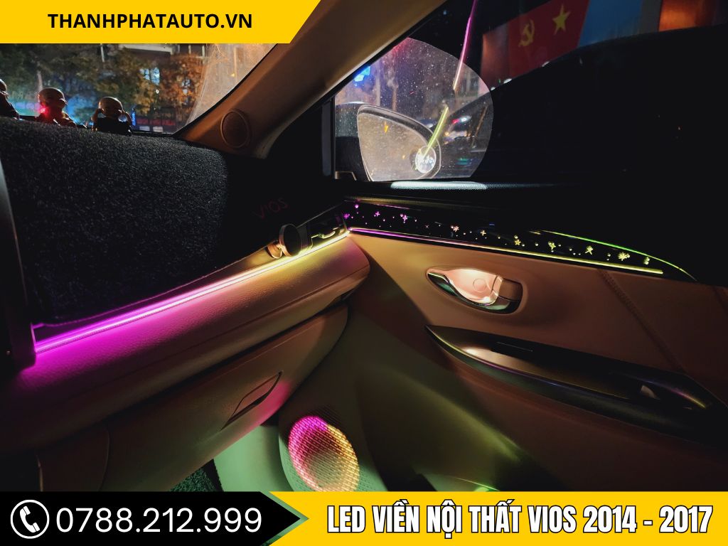 LED Nội Thất Ô Tô Vios 2014 - 2017