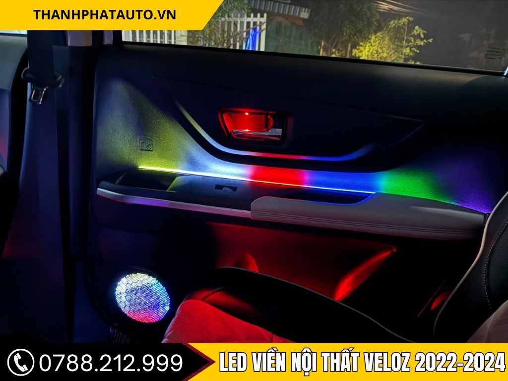 Led Viền Nội Thất Ô Tô Toyota Veloz 2022 – 2024