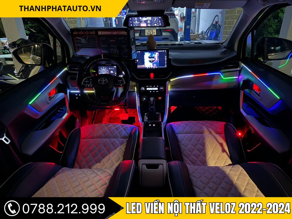 Led Viền Nội Thất Ô Tô Toyota Veloz 2022 – 2024