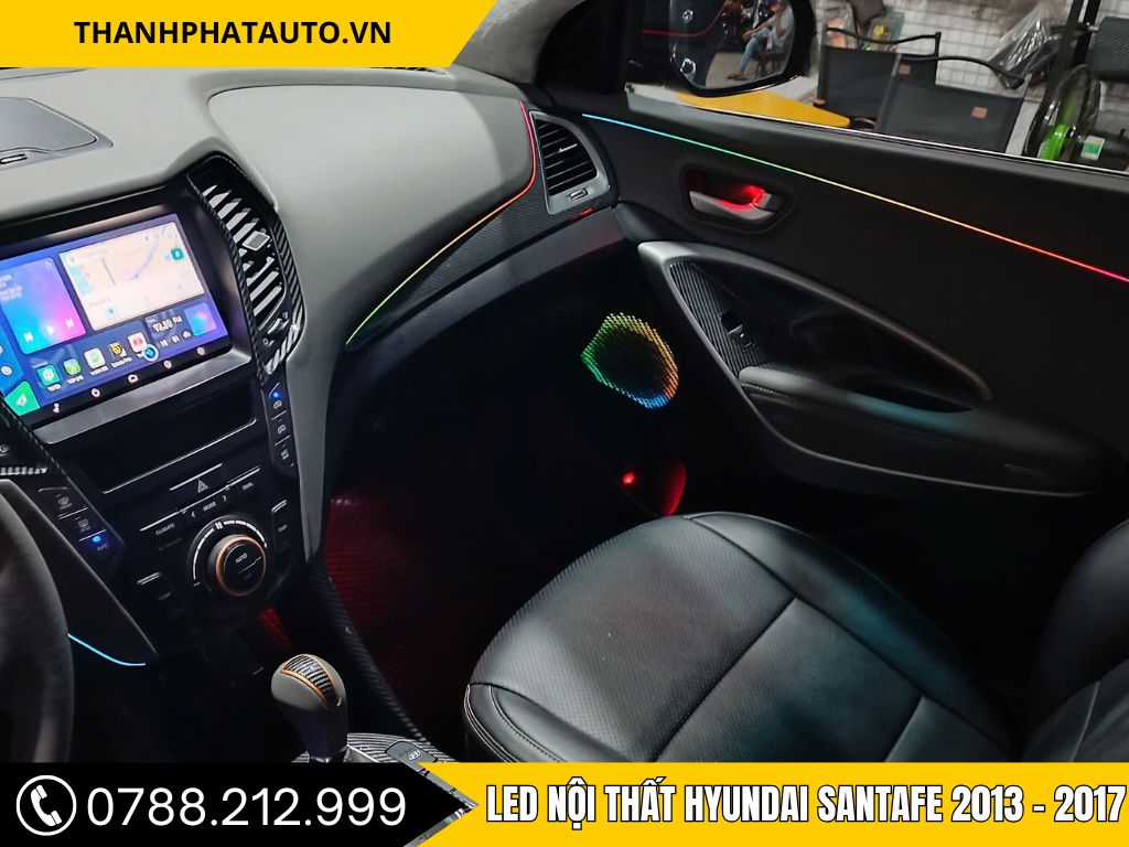 Led nội thất Hyundai SantaFe 2013 - 2017