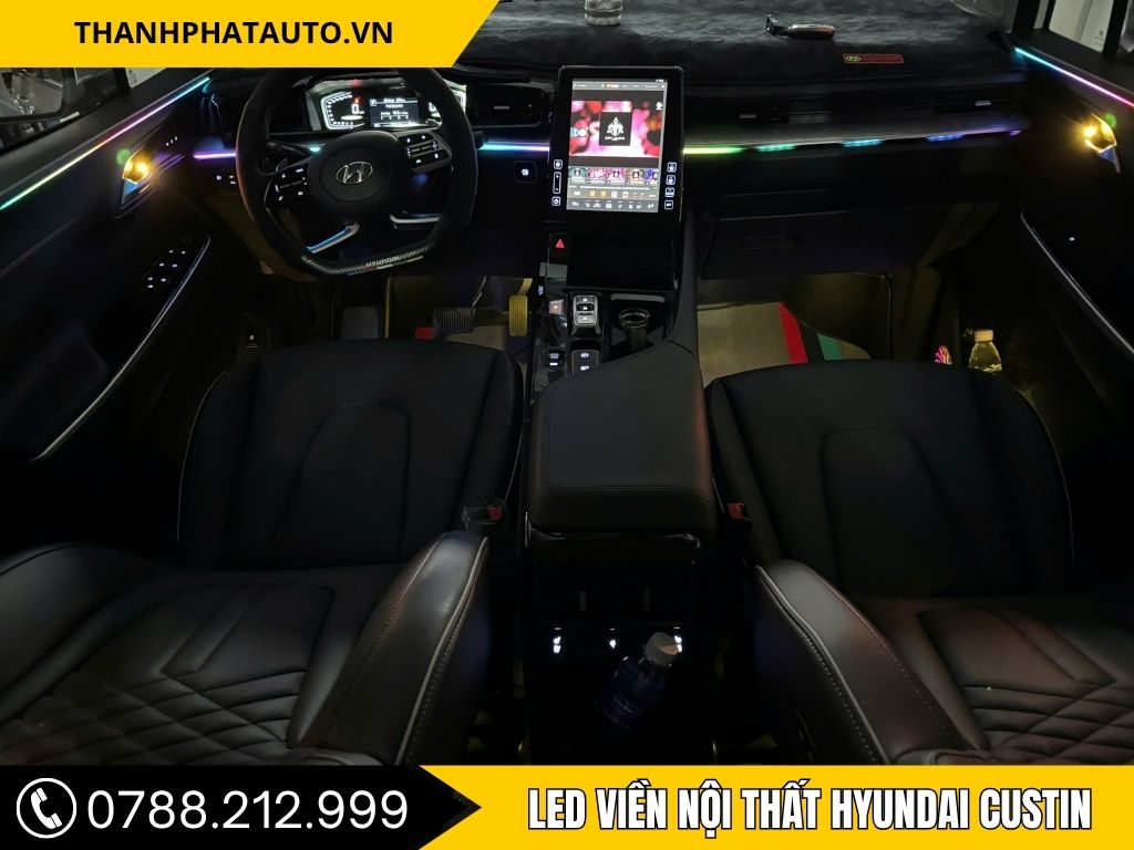 Led viền nội thất Hyundai Custin