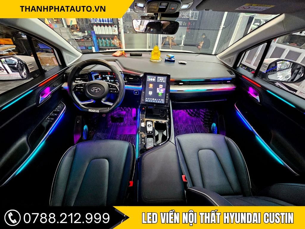 Led viền nội thất Hyundai Custin