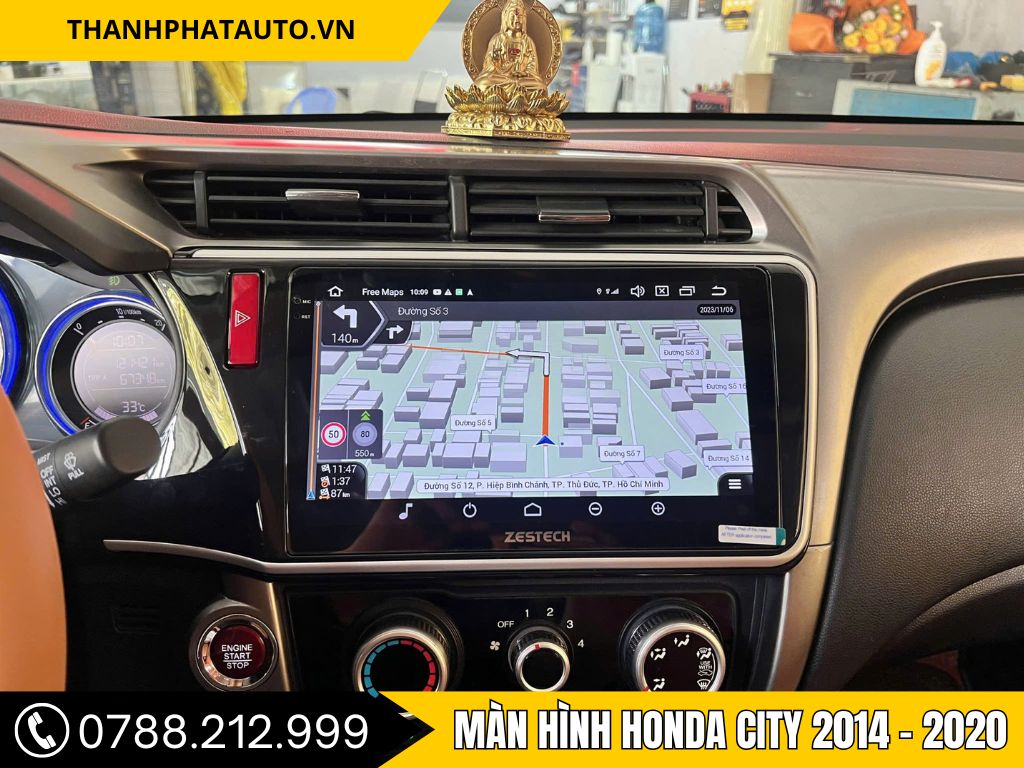 Màn hình Android Honda City 2016