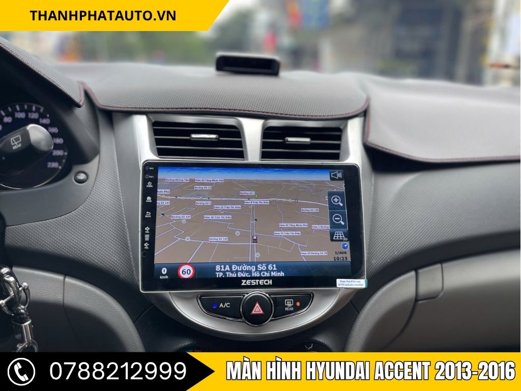 Với màn hình Android Zestech cho Hyundai Accent 2013, bạn sẽ không còn lo lắng về việc tìm đường nữa. Tích hợp hệ thống dẫn đường Vietmap, màn hình mang đến sự tiện lợi trong việc di chuyển, đồng thời vẫn giữ lại các tính năng giải trí, giúp bạn thư giãn trong suốt hành trình.