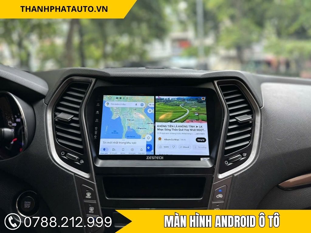 Màn hình Android Hyundai SantaFe