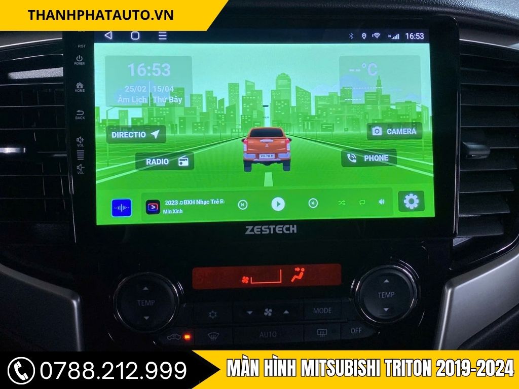 Màn Hình Android Cho Mitsubishi Triton 2019-2024