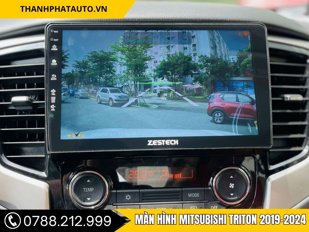 Màn Android Mitsubishi Triton 2019-2024