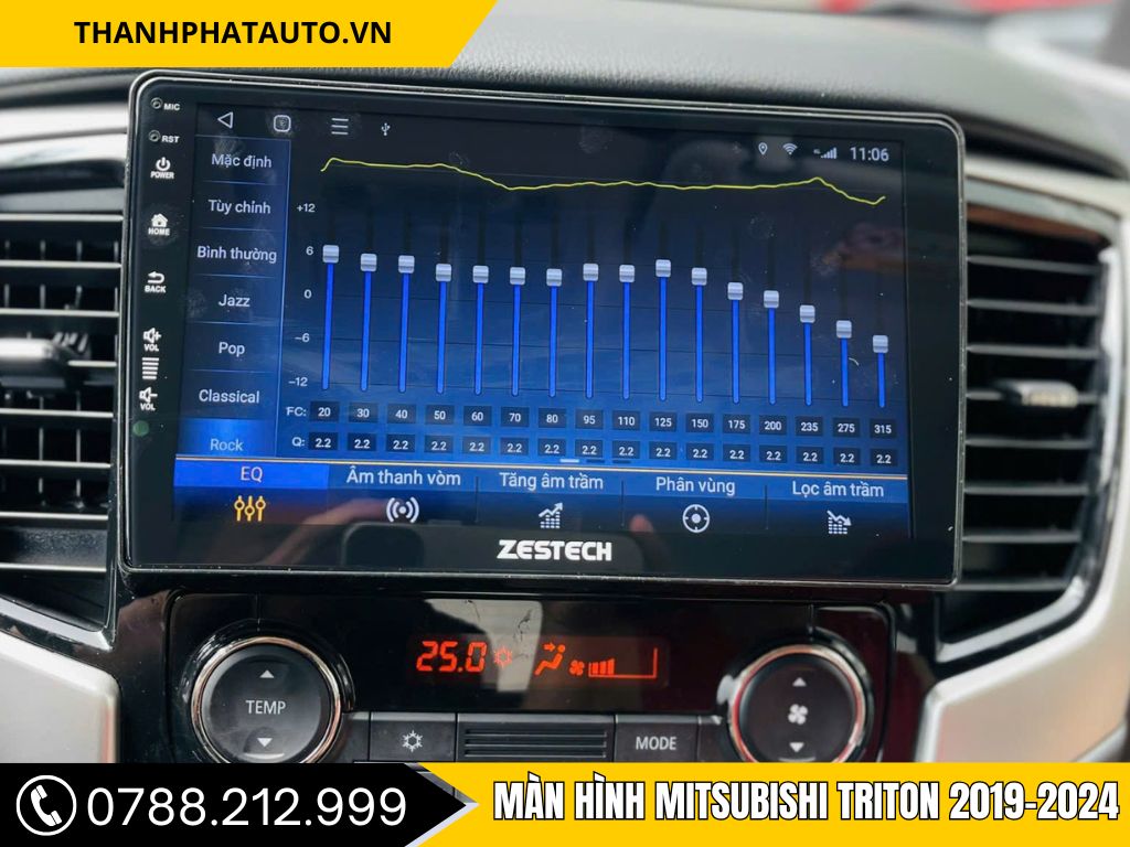 Màn Hình Android Mitsubishi Triton 2019-2024 