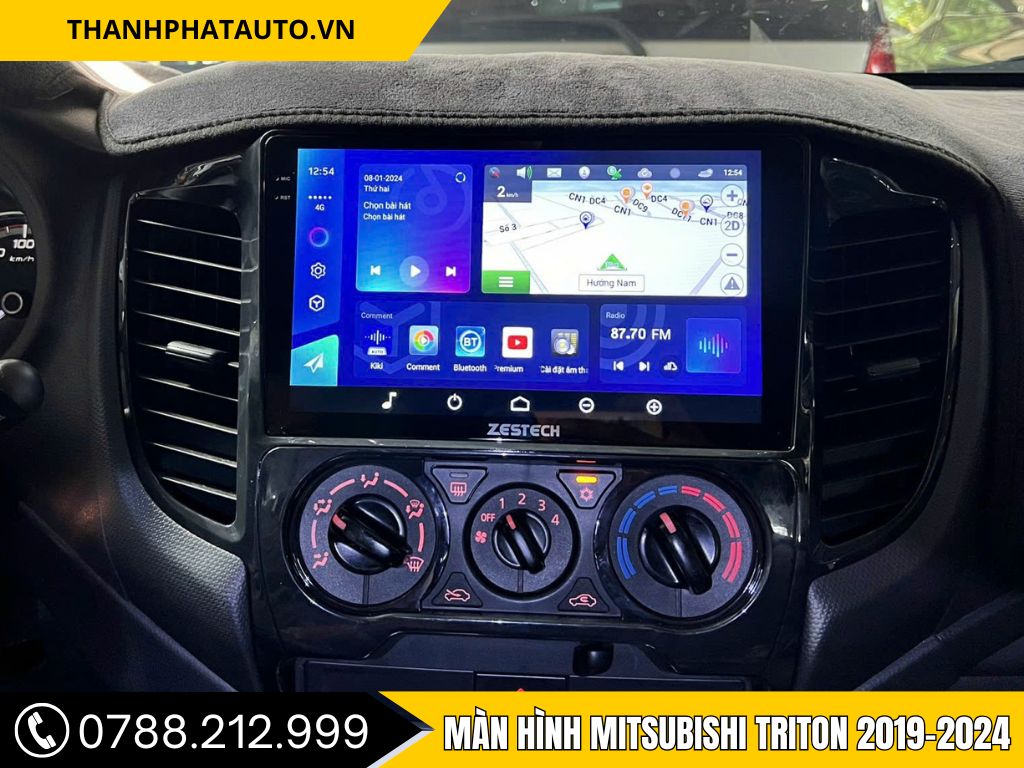Màn Hình Android Cho Mitsubishi Triton 2019-2024