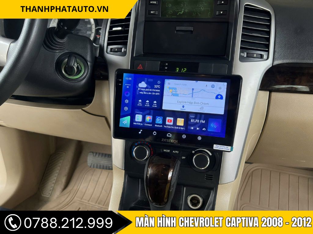 Màn Hình Android Chevrolet Captiva 2008 – 2012