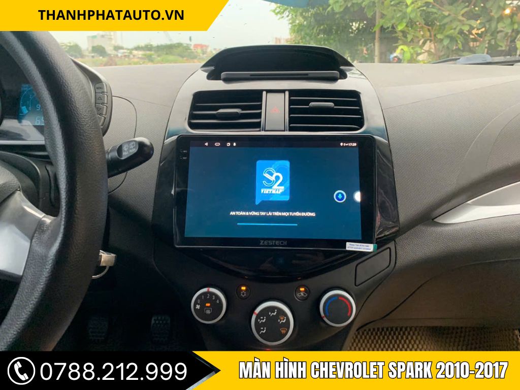 Hình Ảnh Màn Hình Chevrolet Spark 2010, 2011, 2012, 2013, 2014, 2015, 2016, 2017