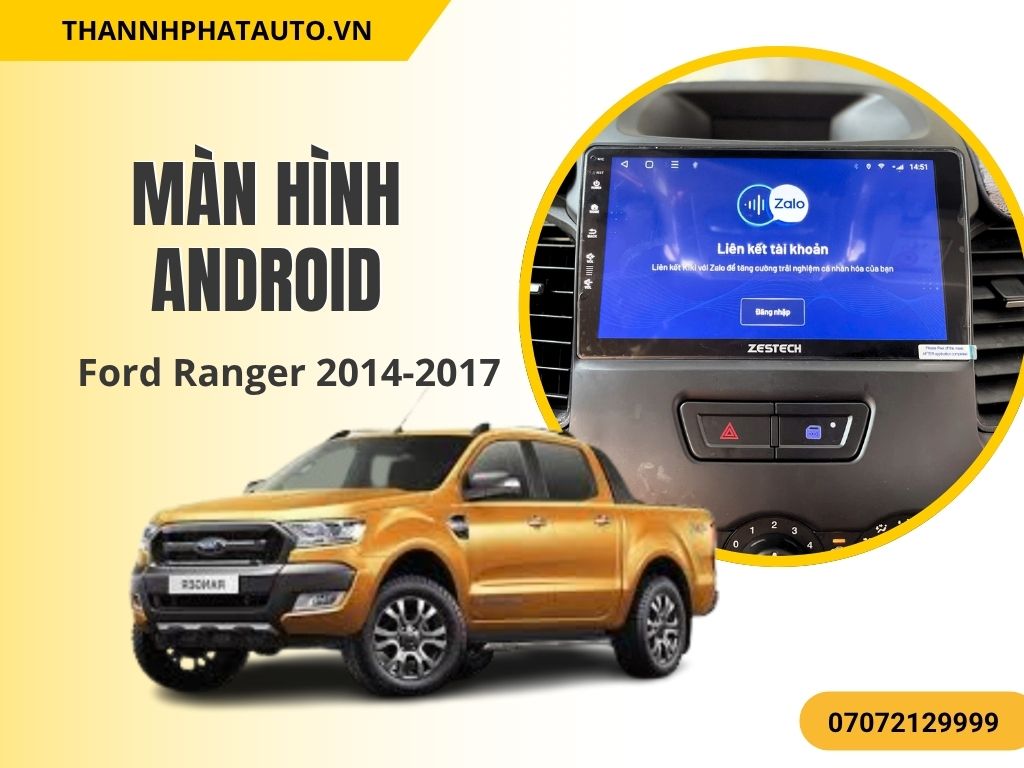 Màn Hình Ford Ranger 2014-2017, chiếc xe của bạn sẽ được trang bị một hệ thống giải trí Android hiện đại, hỗ trợ đầy đủ các tính năng như GPS, Apple CarPlay và Android Auto. Màn hình này giúp nâng cao trải nghiệm lái xe với giao diện trực quan, dễ sử dụng.