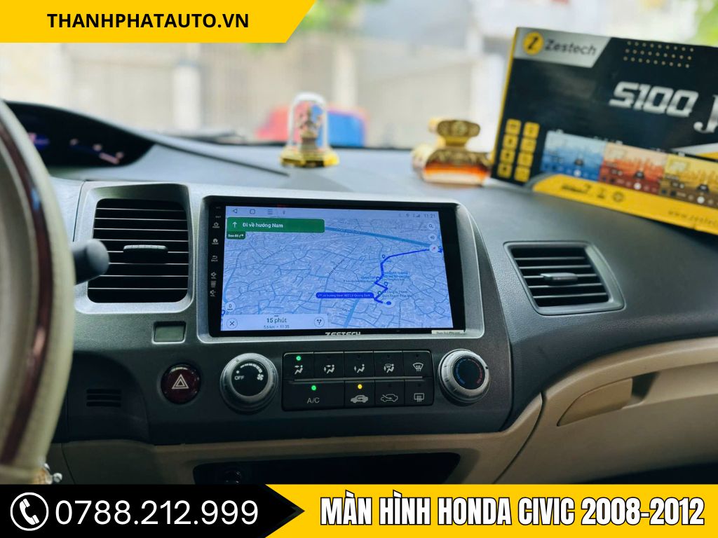 Màn Hình Android Honda Civic 2008 – 2012