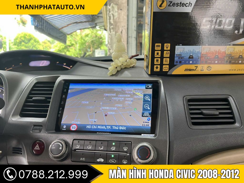 Màn Hình Android Honda Civic 2008 – 2012