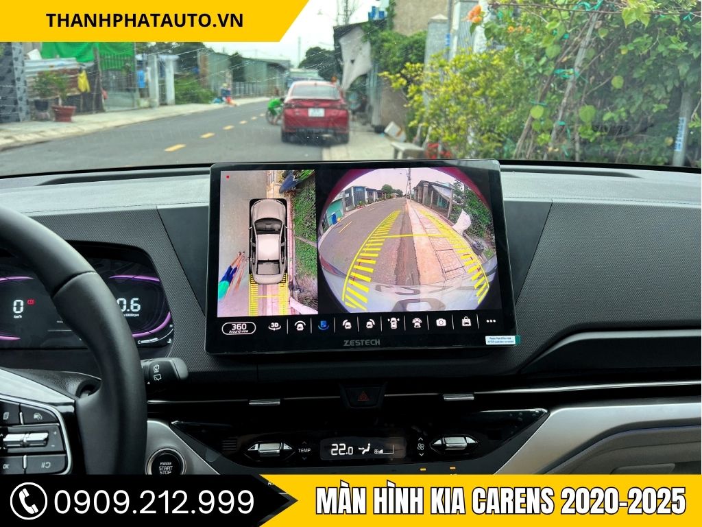 Màn Hình Android cho xe Kia Carens 2020 _ Tính thẩm mỹ cao cho ô tô.