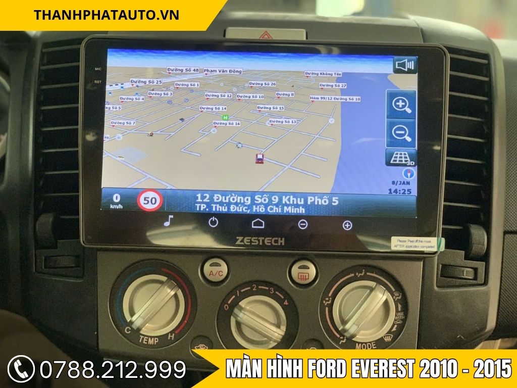 Màn Hình Android Ford Everest 2010 - 2015
