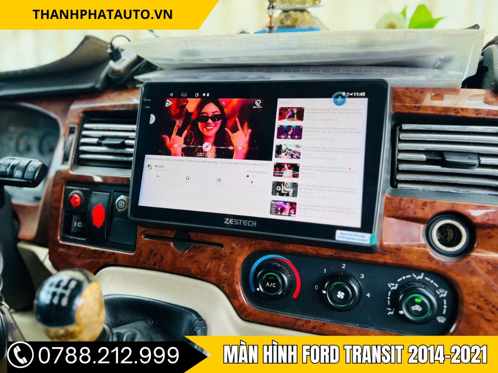 Màn Hình Android Ford Transit 2014-2021