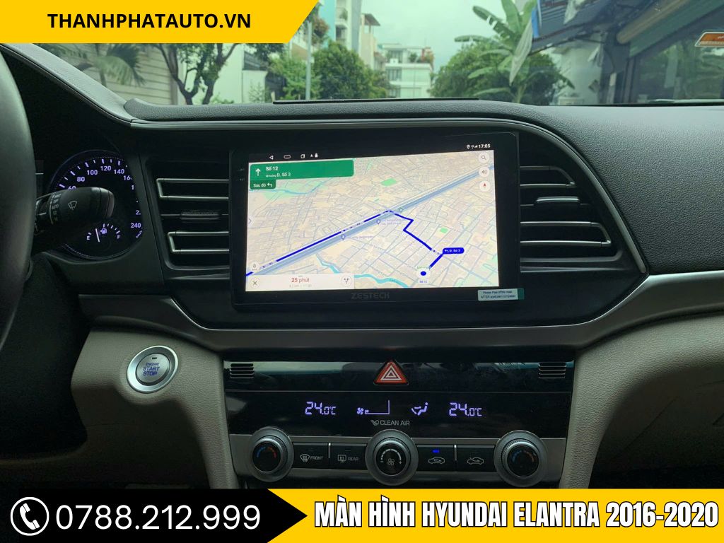 Màn Hình Android Hyundai Elantra 2016 - 2020