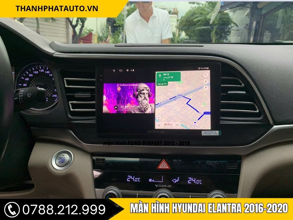 Màn Hình Android Hyundai Elantra 2016 - 2020