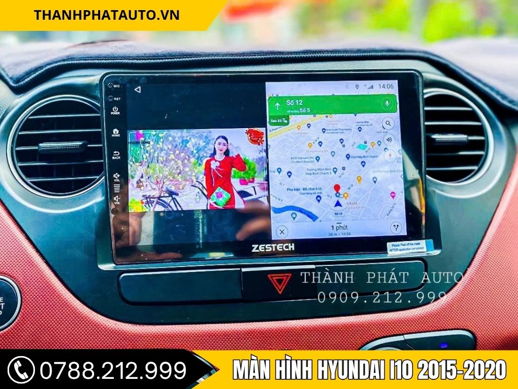 Màn Hình Android Zestech Cho Hyundai i10 2015-2020