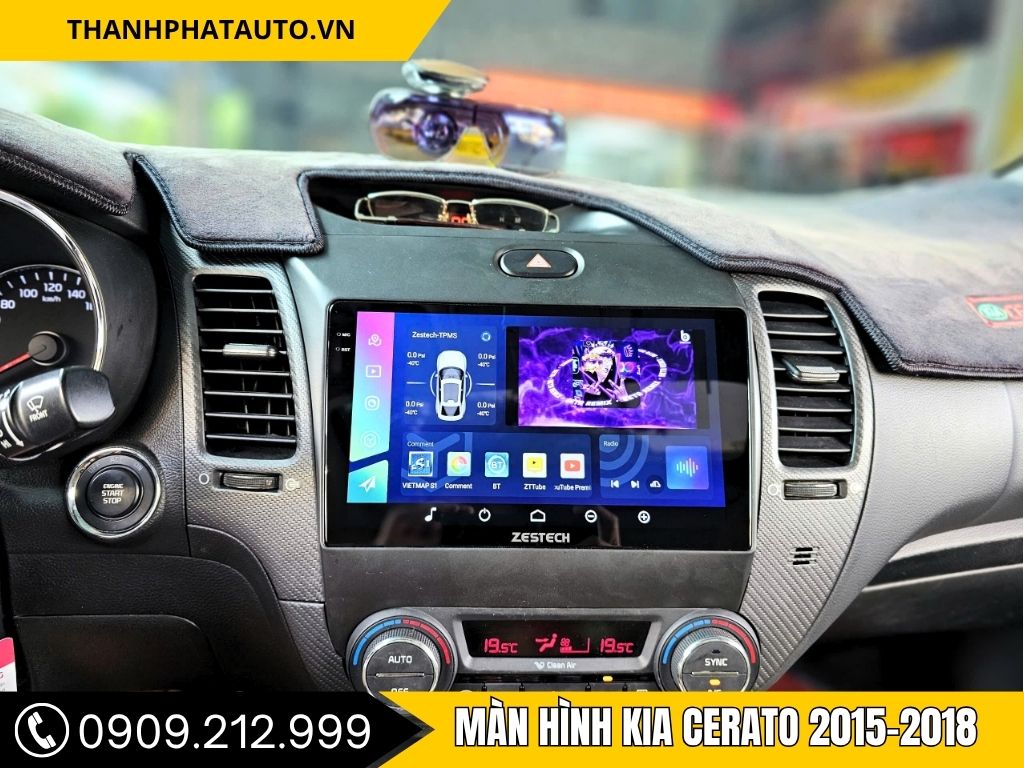 Màn Hình Android Kia Cerato 2015-2018 giúp chiếc xe trở nên sang trọng hơn, tối ưu hóa giải trí.