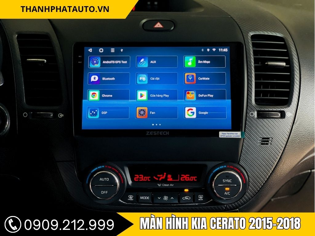 Màn Hình Android Kia Cerato 2015-2018 giúp chiếc xe trở nên sang trọng hơn, tối ưu hóa giải trí.
